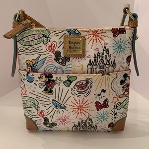 Dooney & Bourke Disney Sketch Crossbody Bag Purse Disney Parks